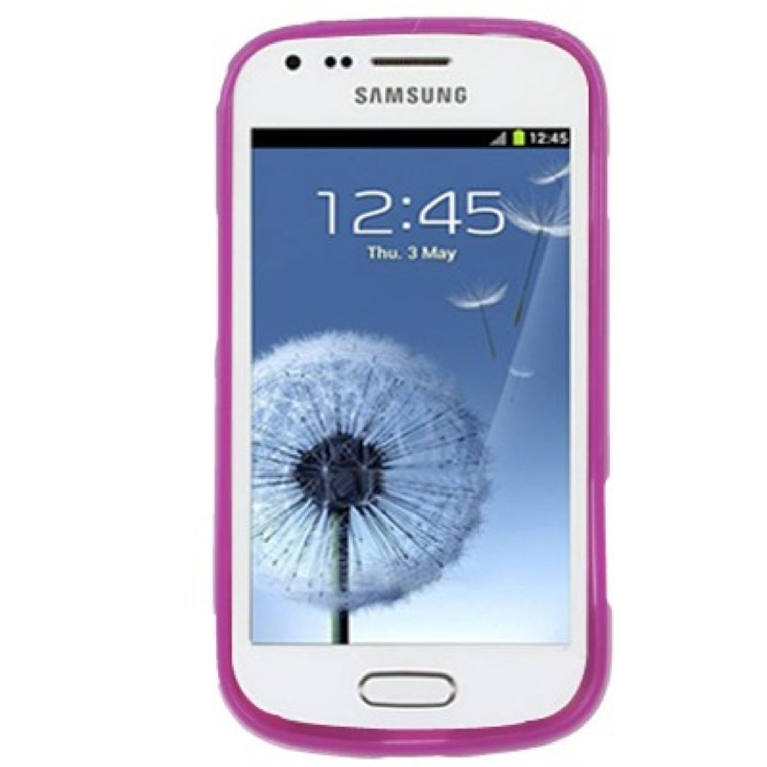 DESIGN Samsung, KÖNIG Galaxy Backcover, Schutzhülle, Duos S Violett S7562,