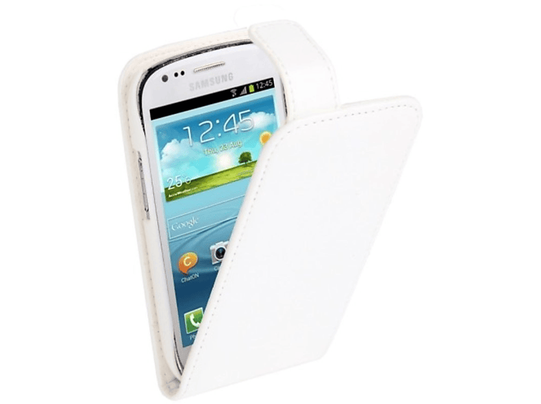 KÖNIG DESIGN Schutzhülle, Backcover, Samsung, Weiß S3 Galaxy Mini