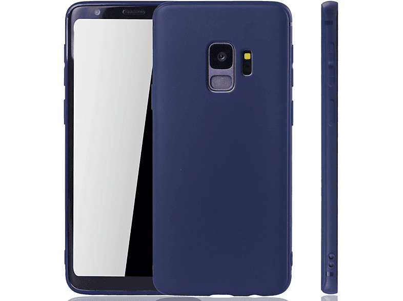 KÖNIG DESIGN Blau Galaxy Samsung, Schutzhülle, S9, Backcover