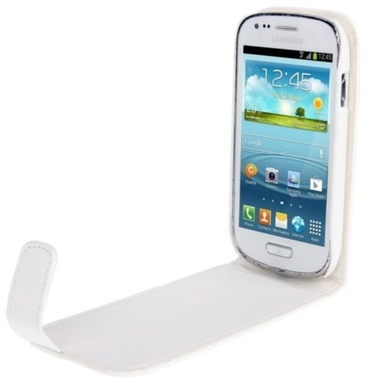Backcover, Weiß Mini, Galaxy KÖNIG S3 DESIGN Samsung, Schutzhülle,