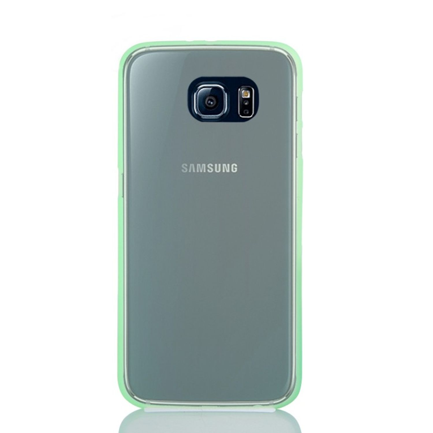 S6, Grün Galaxy Backcover, KÖNIG Samsung, Schutzhülle, DESIGN