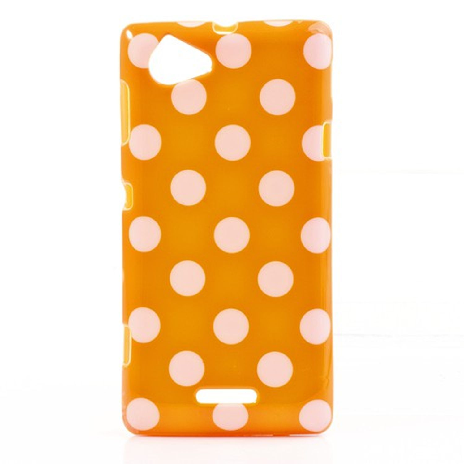 Xperia S36h, Schutzhülle, Backcover, KÖNIG L DESIGN Sony, Orange