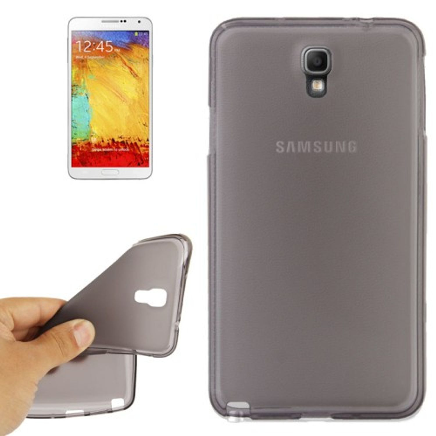 3 Grau Schutzhülle, Galaxy Neo, Note Samsung, Backcover, KÖNIG DESIGN