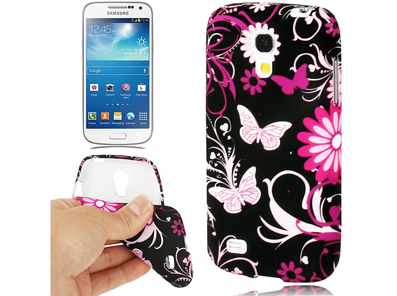 Samsung, Backcover, S4 KÖNIG Galaxy DESIGN Schutzhülle, Mehrfarbig Mini,