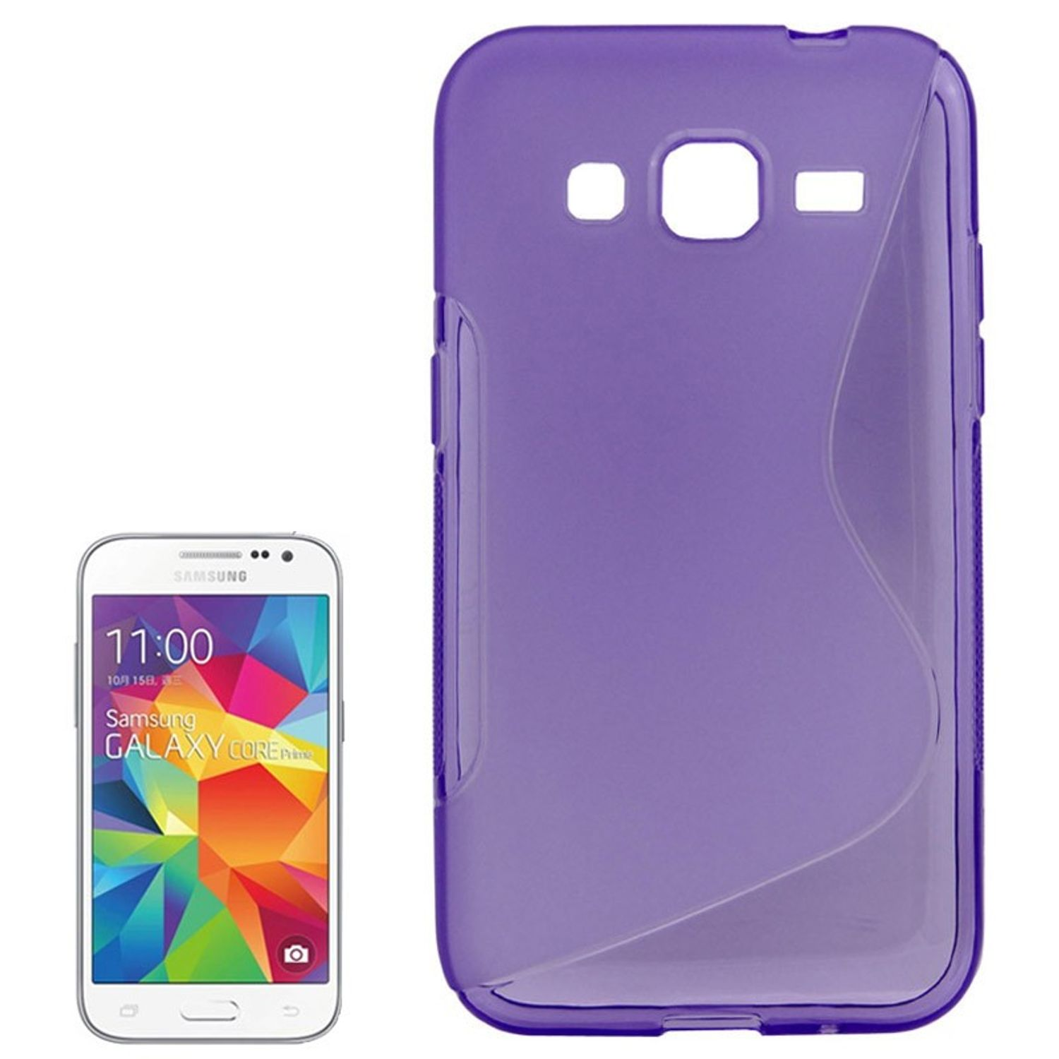 Violett Samsung, Galaxy Backcover, Prime, Core DESIGN Schutzhülle, KÖNIG