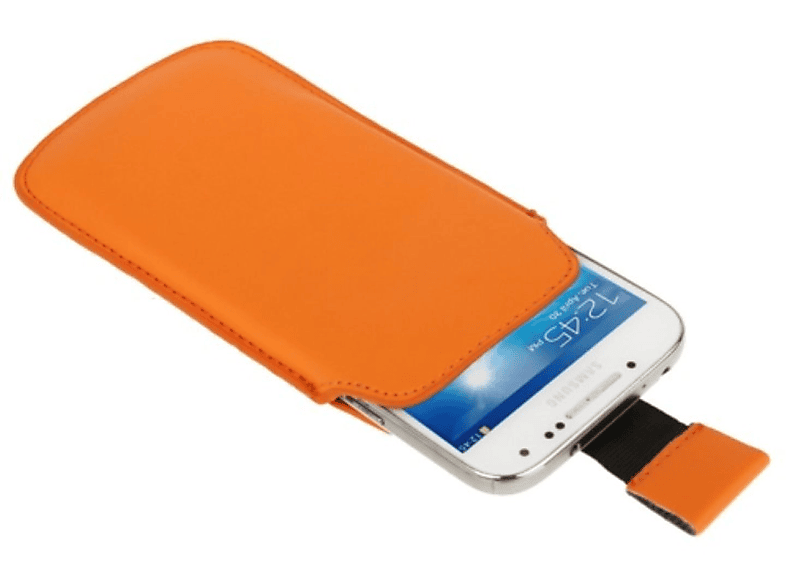 KÖNIG DESIGN Schutzhülle, Backcover, Samsung, Galaxy S4 Mini, Orange