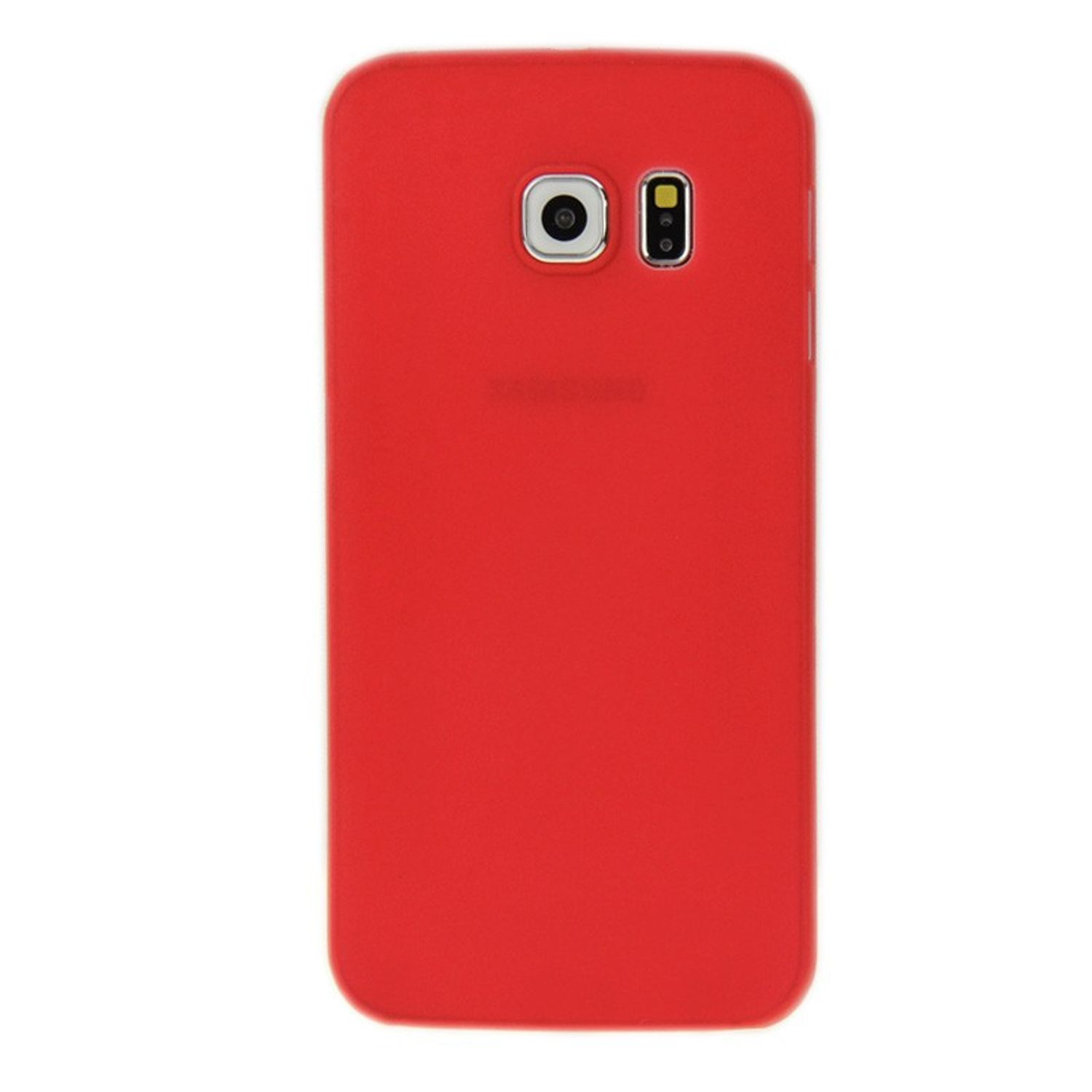 Backcover, DESIGN KÖNIG Galaxy S6 Samsung, Schutzhülle, Edge, Rot