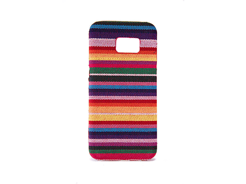 KÖNIG DESIGN Schutzhülle, Backcover, Samsung, Galaxy S7 Edge, Mehrfarbig