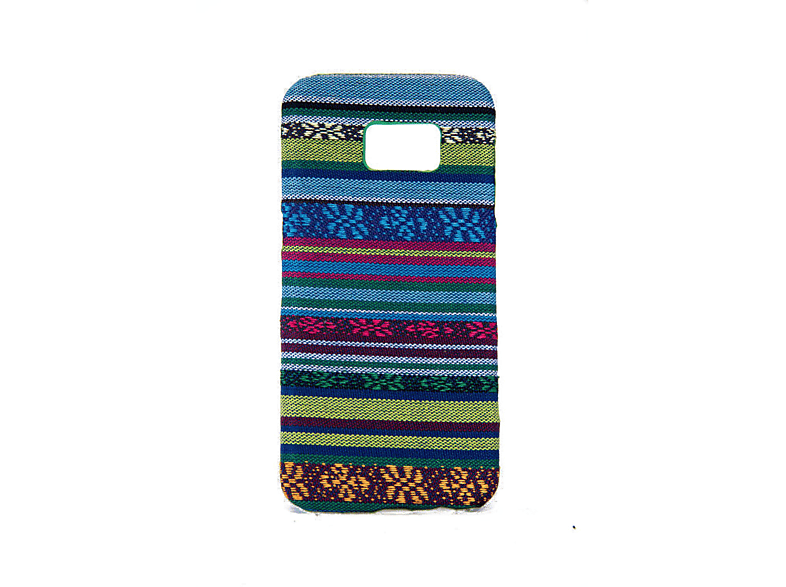 S7 Edge, Samsung, Schutzhülle, Blau DESIGN Galaxy Backcover, KÖNIG