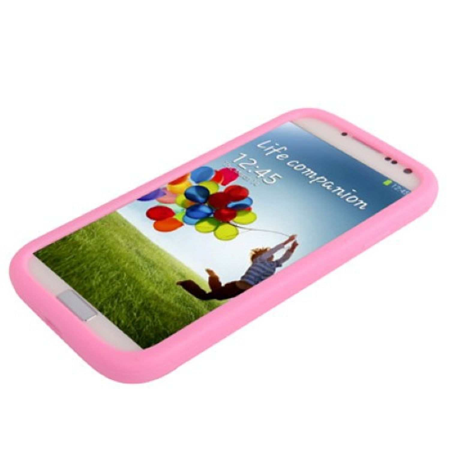 Galaxy S4, Rosa Backcover, DESIGN Schutzhülle, Samsung, KÖNIG