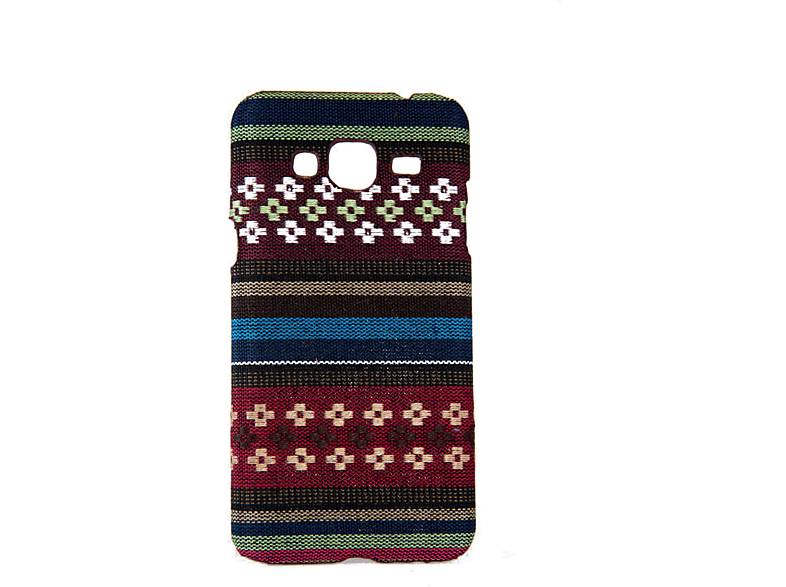 Galaxy Backcover, Samsung, J3 KÖNIG Braun (2016), DESIGN Schutzhülle,