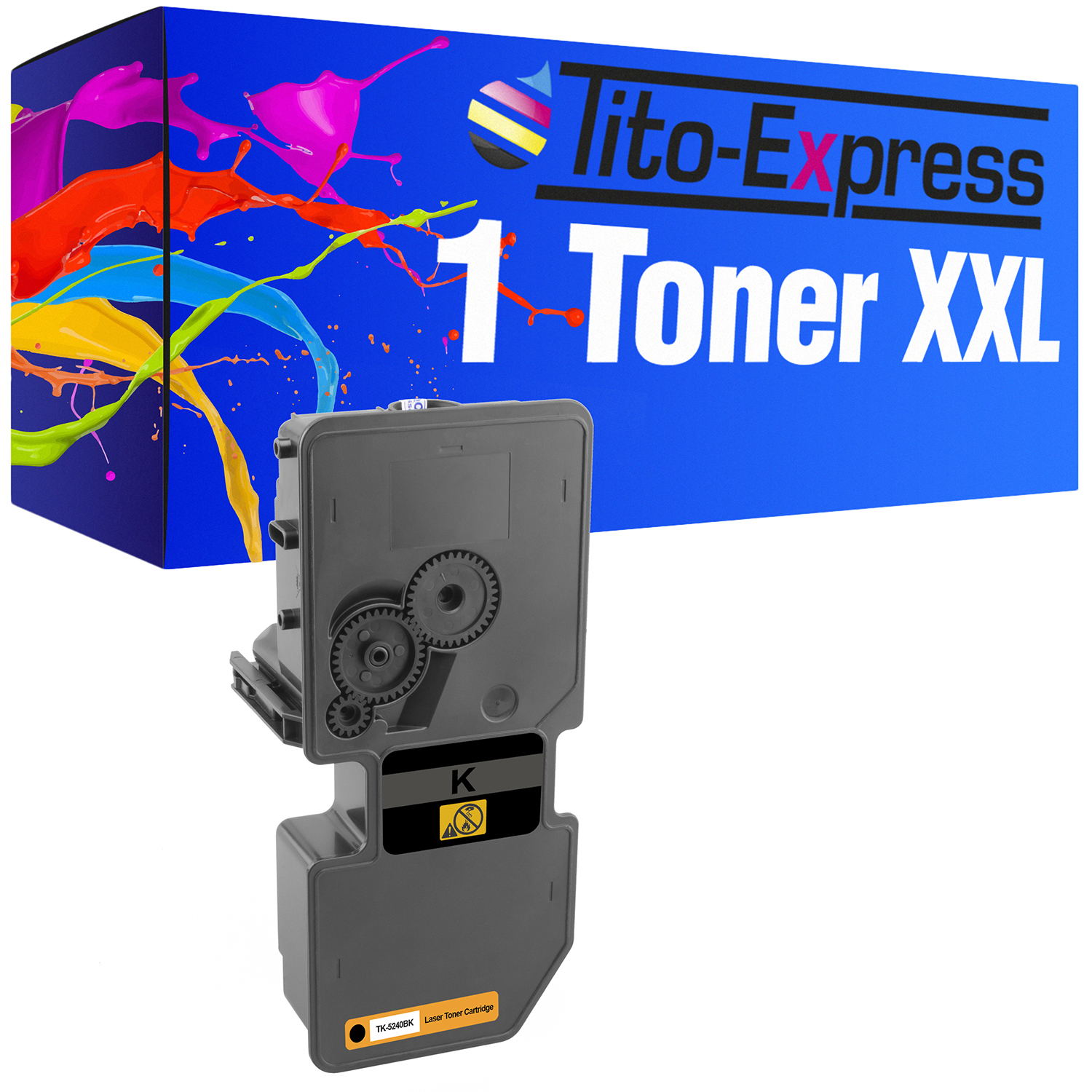 TITO-EXPRESS PLATINUMSERIE 1 black Kyocera (1T02R70NL0) Toner Toner ersetzt TK-5240