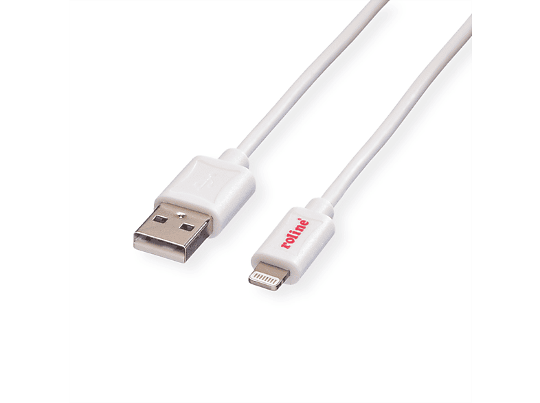 ROLINE USB 2.0 Sync- Ladekabel Lightning Lightning Connector Connector Kabel mit 