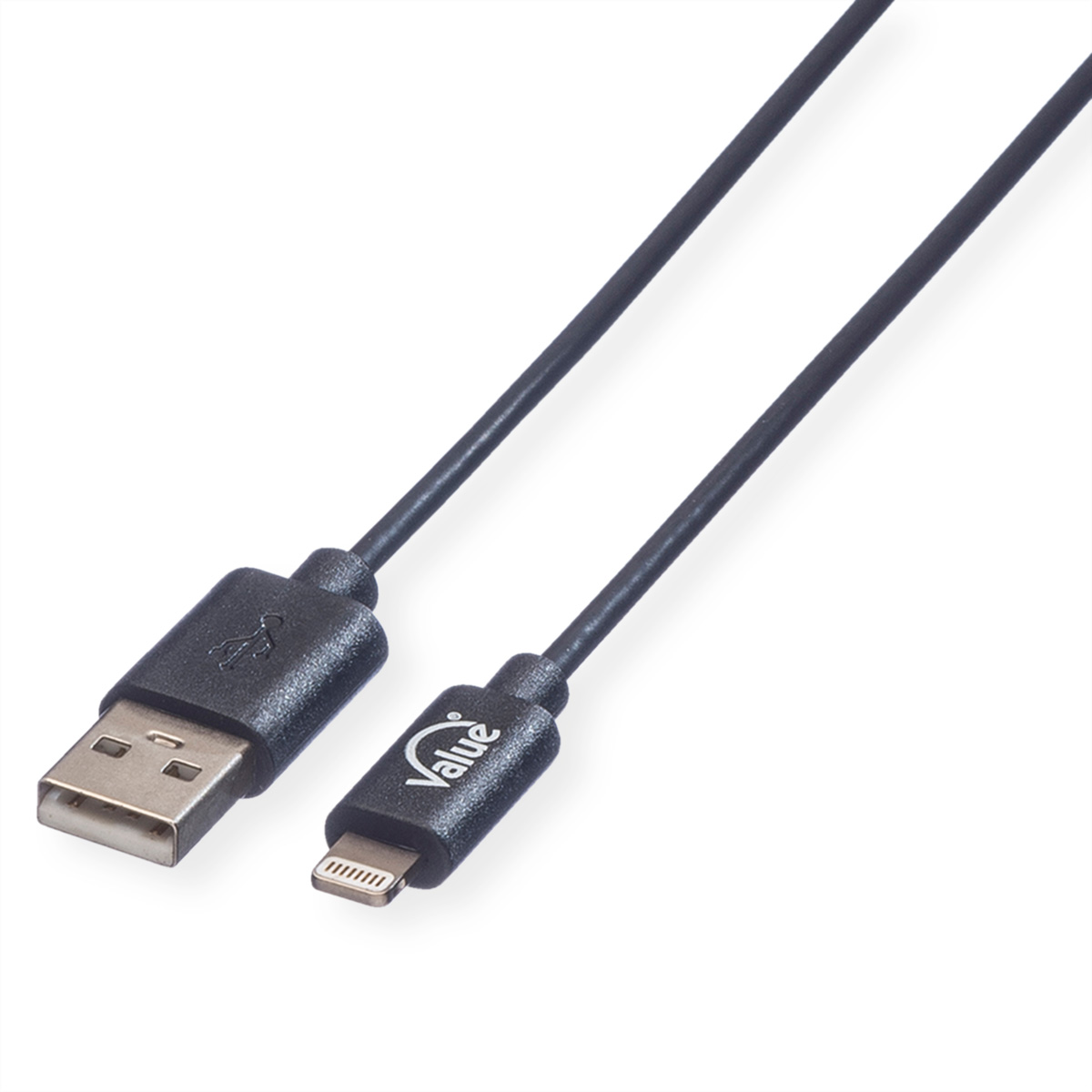 VALUE USB 2.0 Sync- & Connector Lightning mit Connector Lightning Ladekabel Kabel