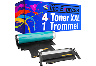 TITO-EXPRESS PLATINUMSERIE 4 Toner & 1 Trommel ersetzt Samsung CLT-4092S Toner black, cyan, magenta, yellow, trommel (SU392A)