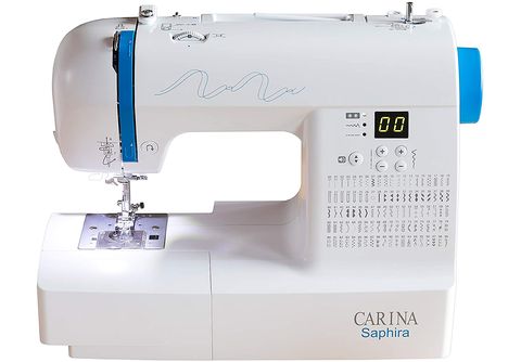 CARINA Carina Nähmaschine Saphir Nähmaschine (11 | MediaMarkt vollautomatische Knopflöcher)