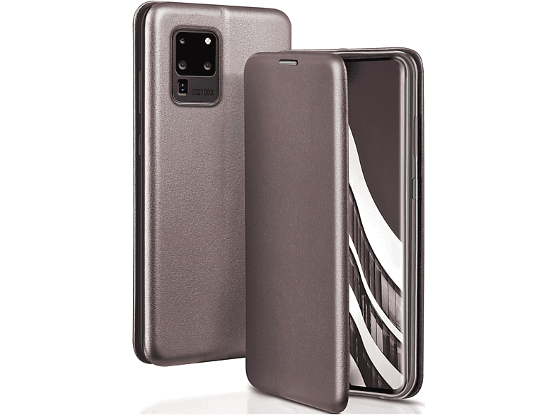 ONEFLOW Business Case, Flip Cover, Samsung, Galaxy S20 Ultra / 5G, Skyscraper - Grey