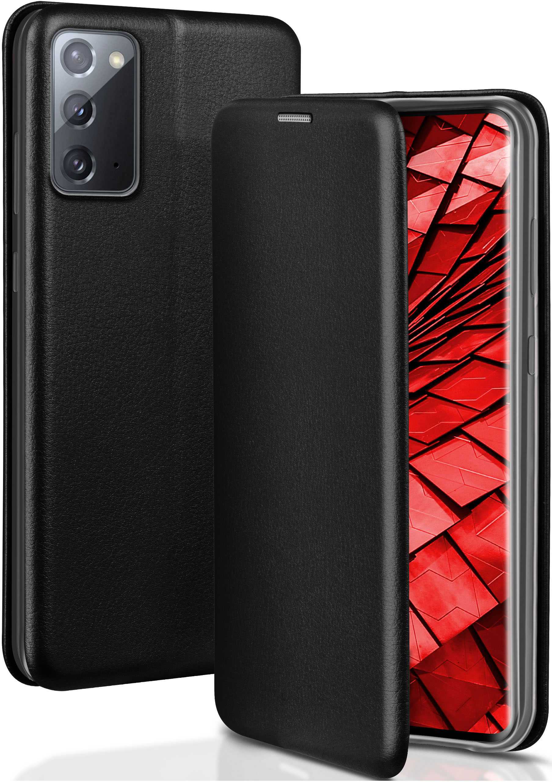 ONEFLOW Business / Samsung, Tuxedo Note20 5G, Note20 Flip Case, Cover, Black 