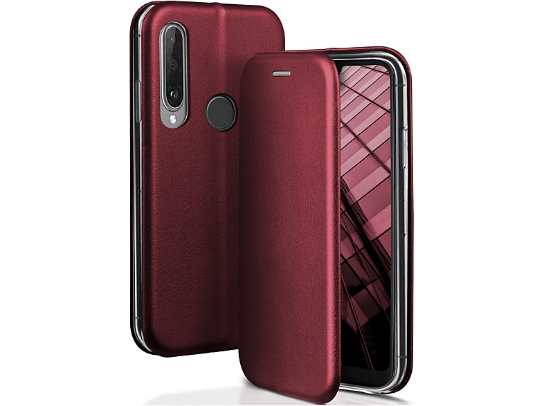 ONEFLOW Business Case, Flip Lite/P30 P30 Cover, Red - New, Lite Burgund Huawei