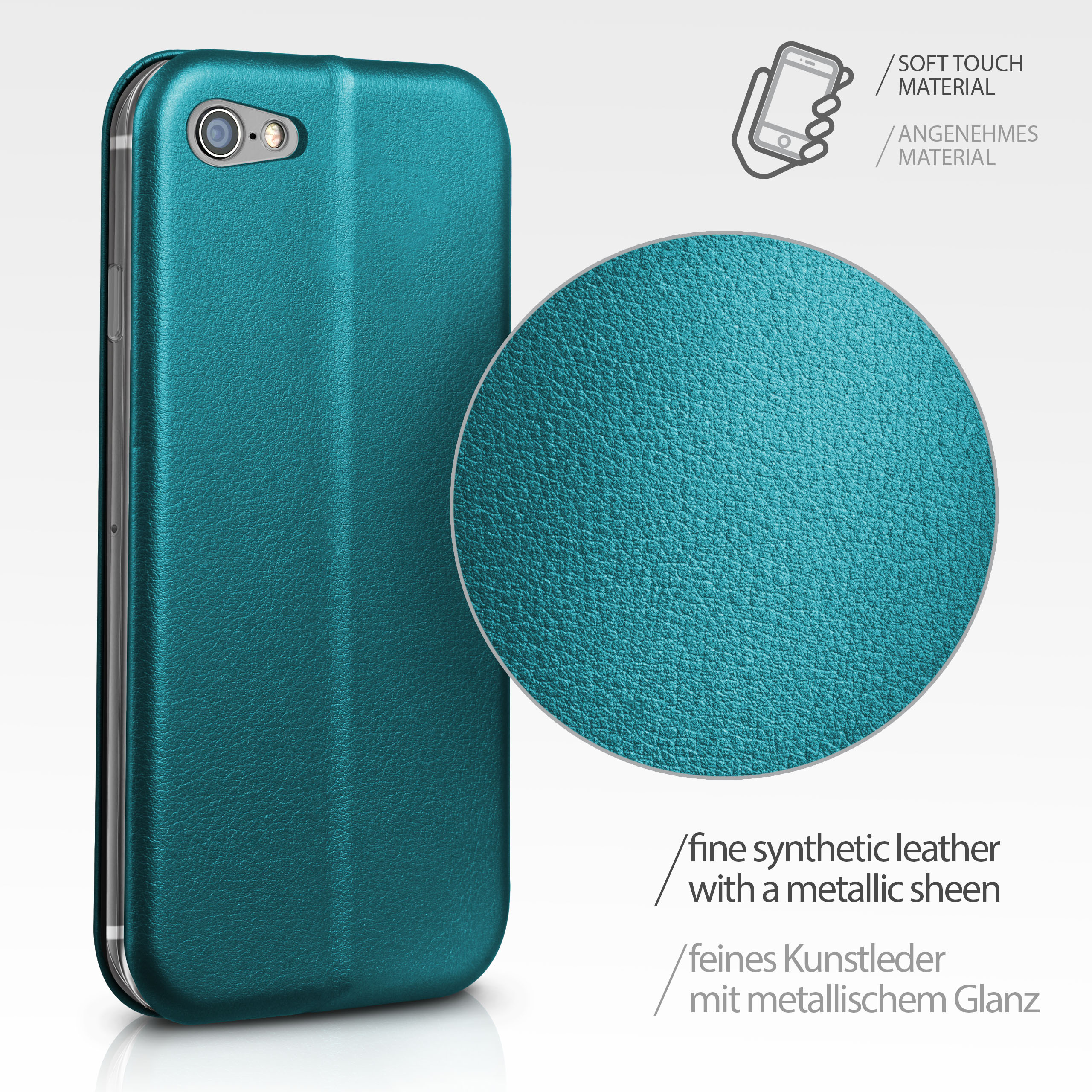 8, / 7 Flip ONEFLOW Cover, - Blue iPhone Worldwide Apple, Case, iPhone Business