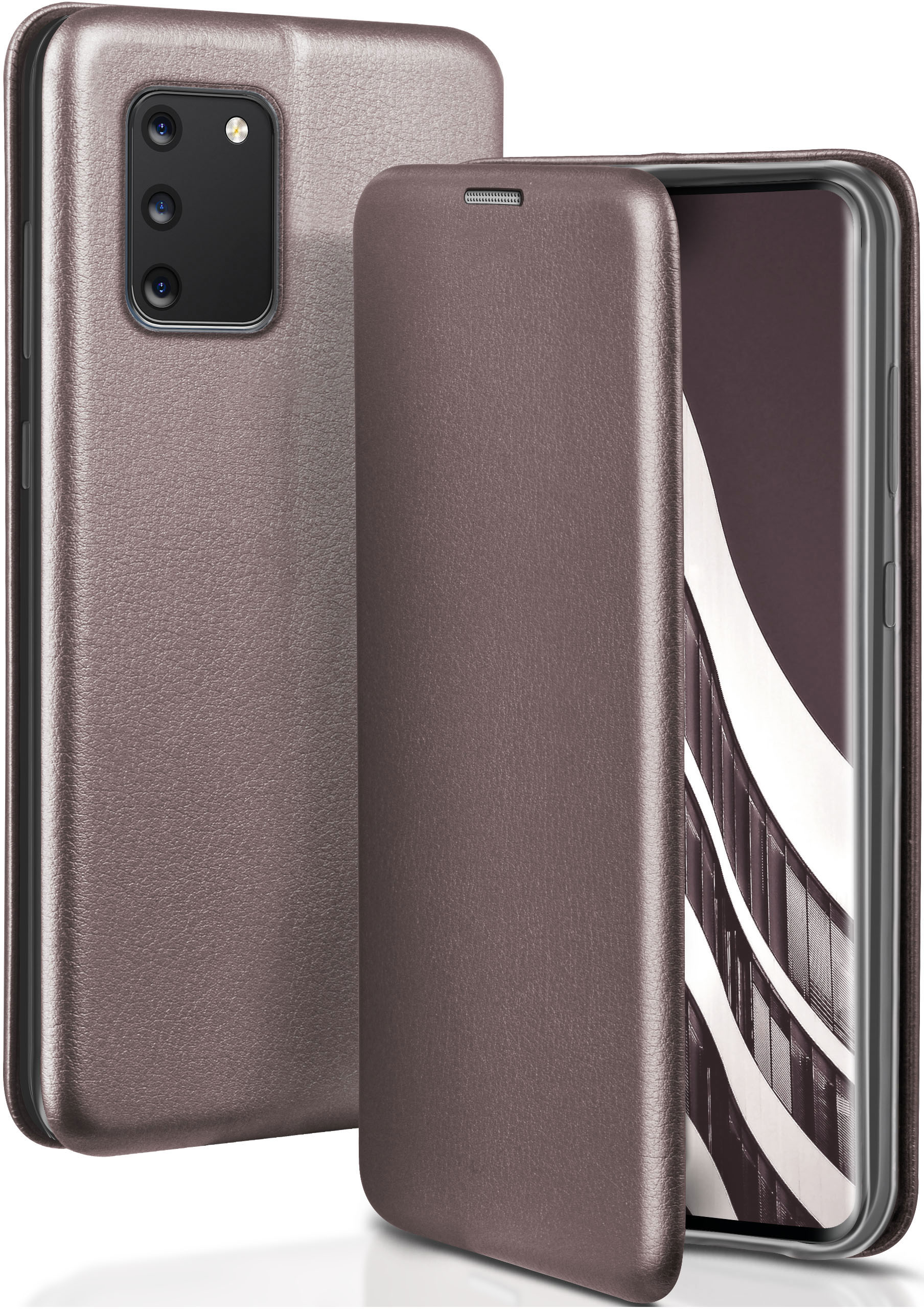ONEFLOW Business Case, Skyscraper Samsung, - S20 Grey Flip Cover, / Galaxy S20 5G