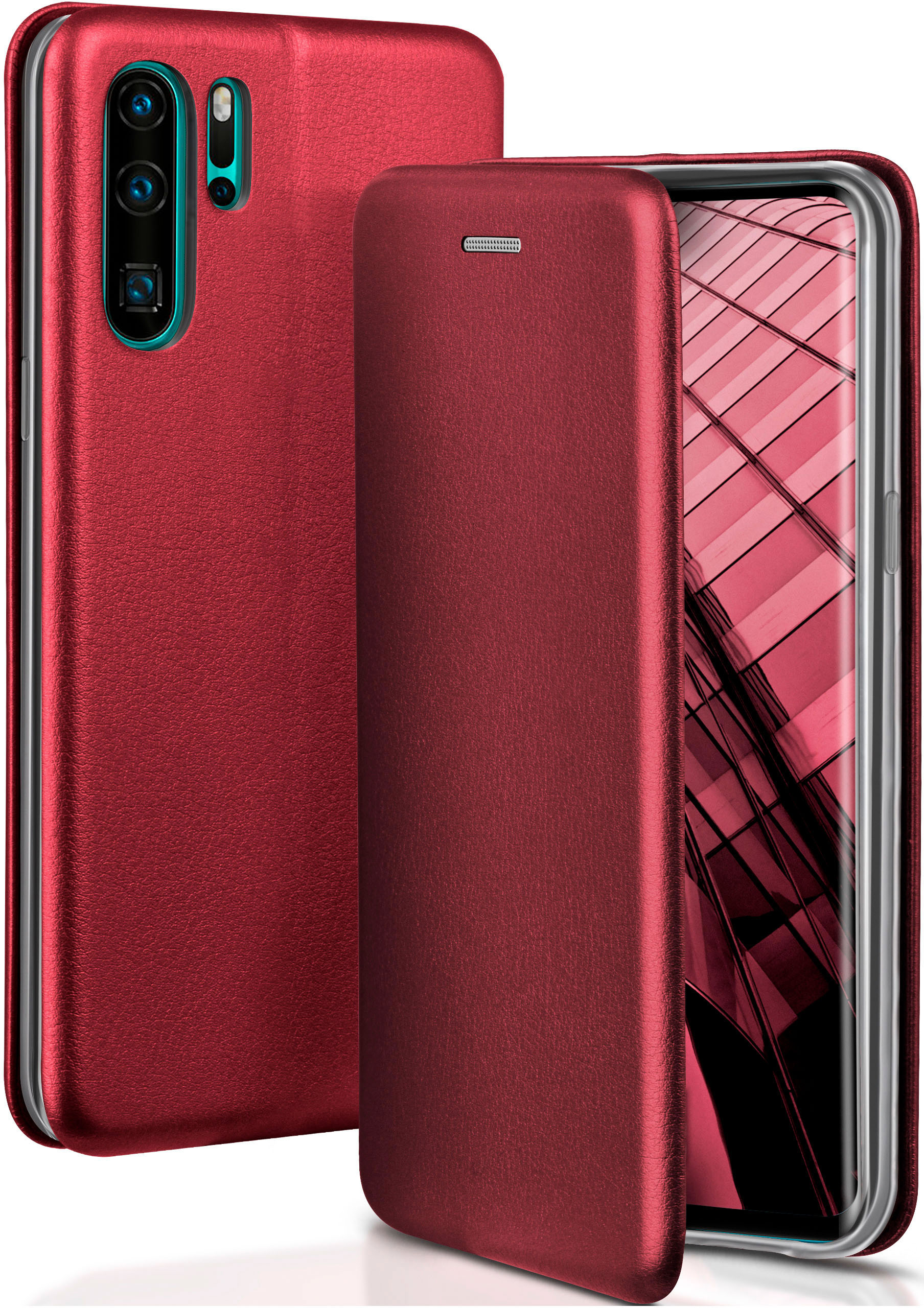 ONEFLOW Business Case, Flip Cover, New Pro Huawei, Burgund P30 - Ed, Red Pro/P30