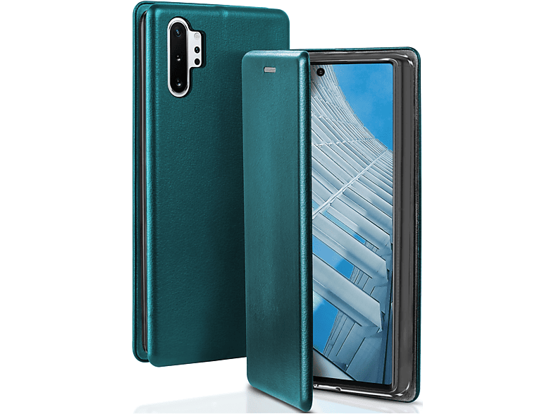 ONEFLOW Business Case, Flip Cover, Samsung, Note10 Plus (4G/5G), Worldwide - Blue