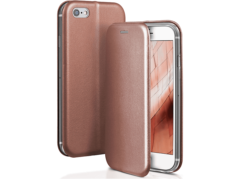 ONEFLOW Business Case, Flip Cover, Apple, iPhone 6s / iPhone 6, Seasons - Rosé