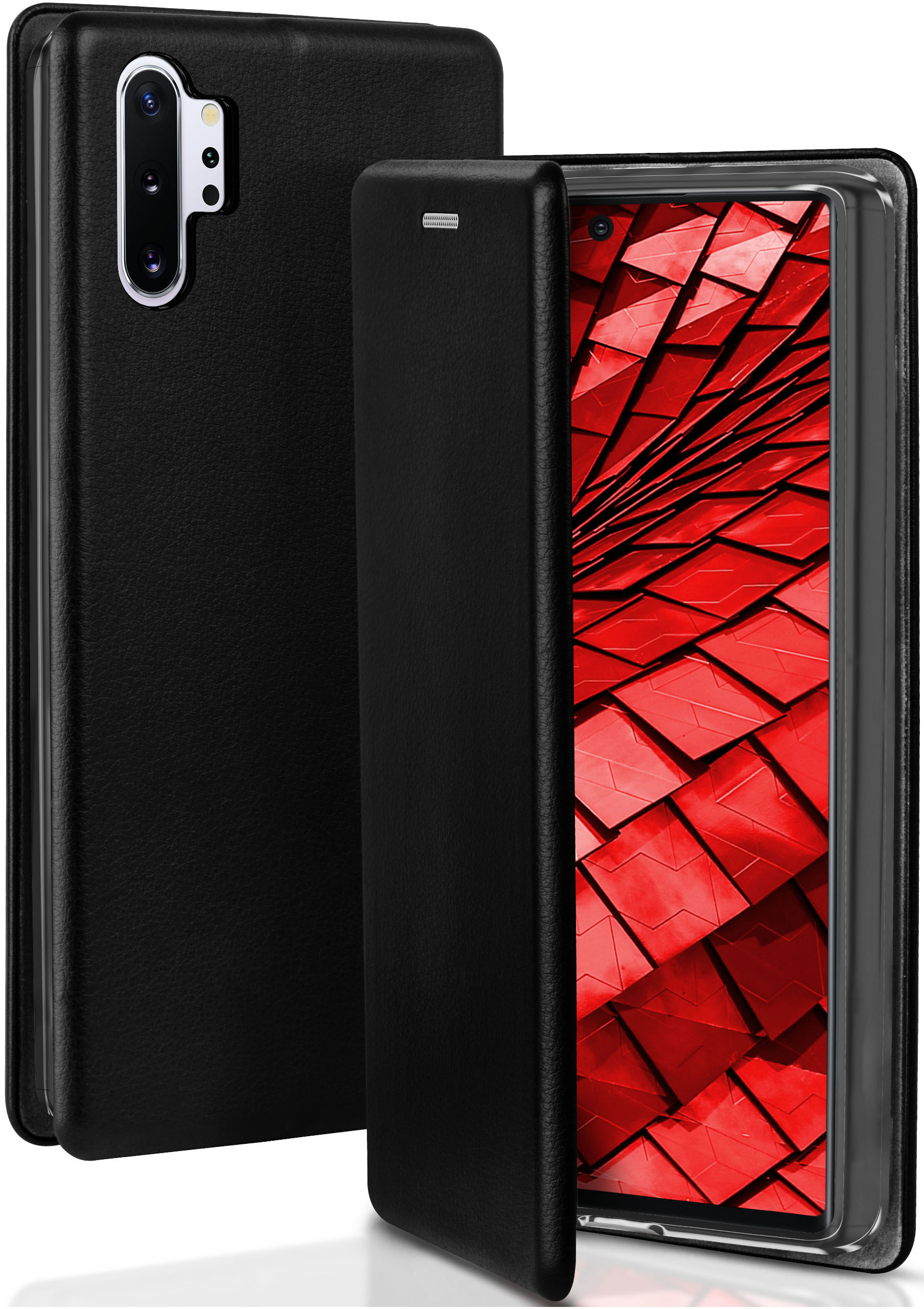 Samsung, Note10 - Flip Business Plus Case, ONEFLOW Tuxedo Black (4G/5G), Cover,