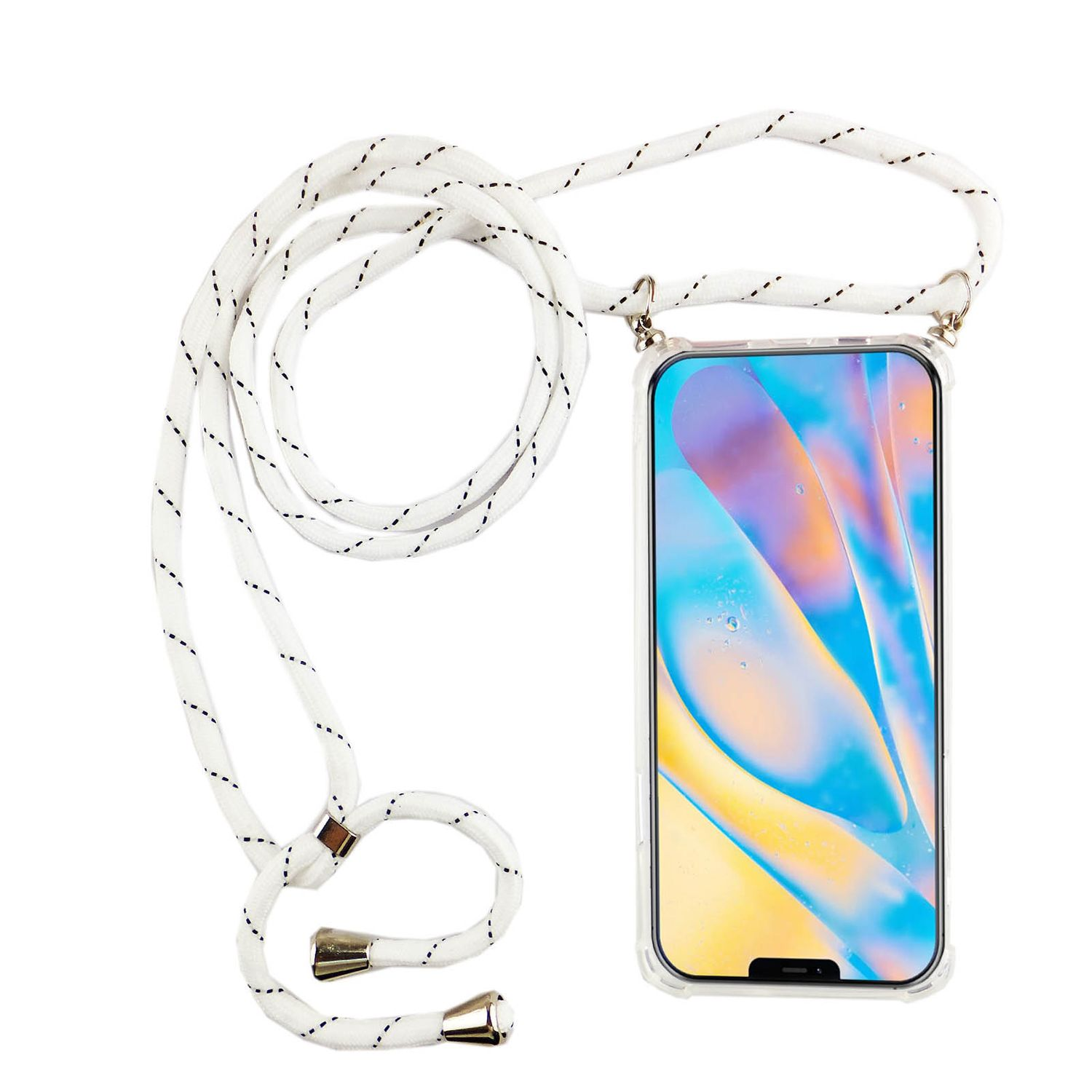 iPhone Schutzhülle, DESIGN Umhängetasche, KÖNIG Apple, Transparent Mini, 12