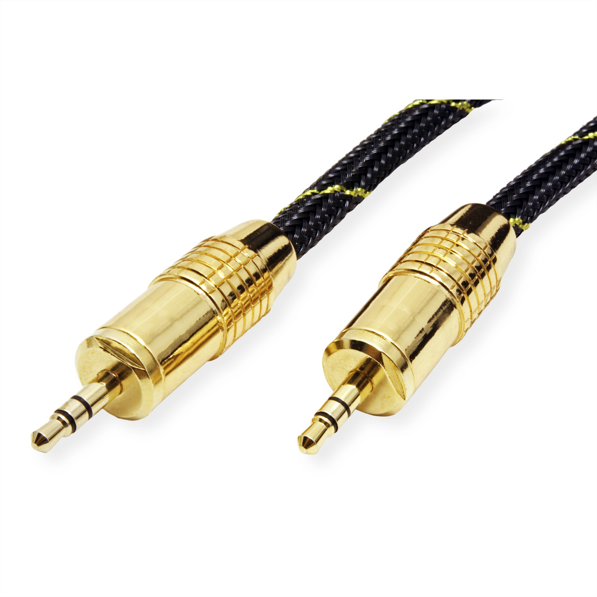 10 ROLINE Audio-Verbindungskabel m Audio-Verbindungskabel, ST/ST, GOLD 3,5mm 3,5mm