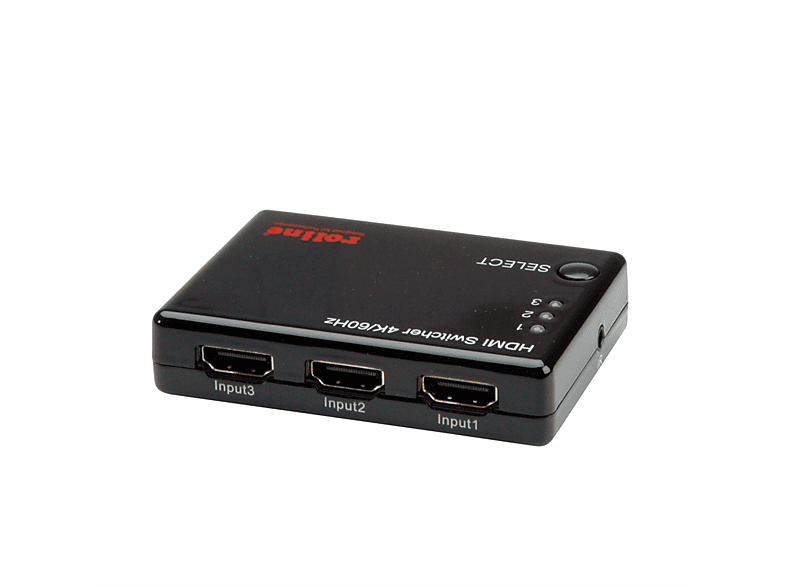 ROLINE 4K HDMI Switch, 3-fach HDMI-Video-Switch | Antennen- & TV-Zubehör