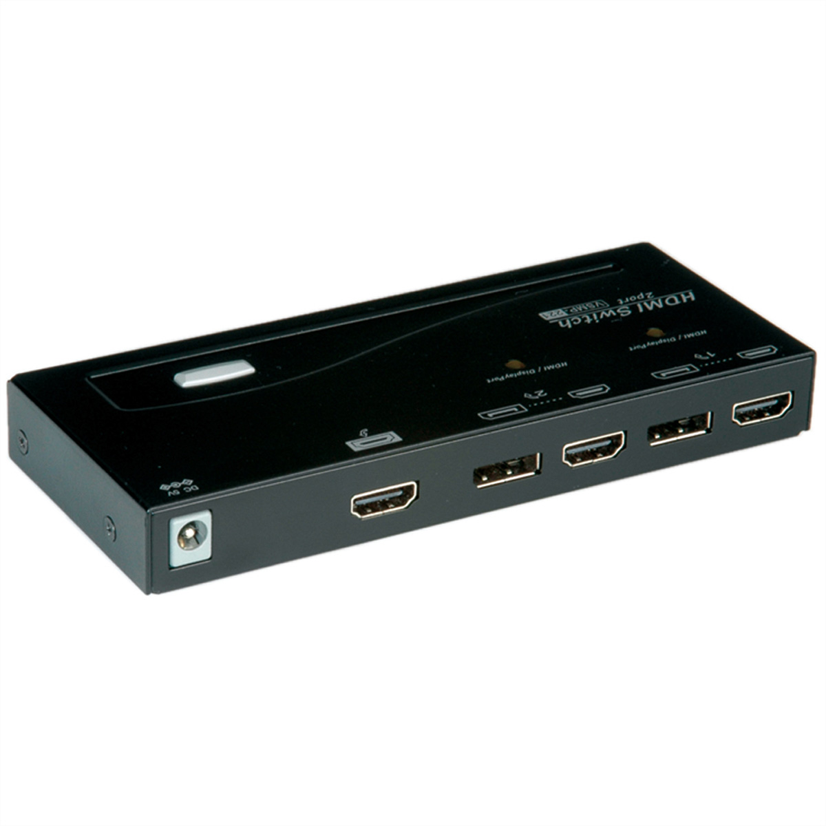 ROLINE Switch, 2fach DP-Video-Switch HDMI/DisplayPort