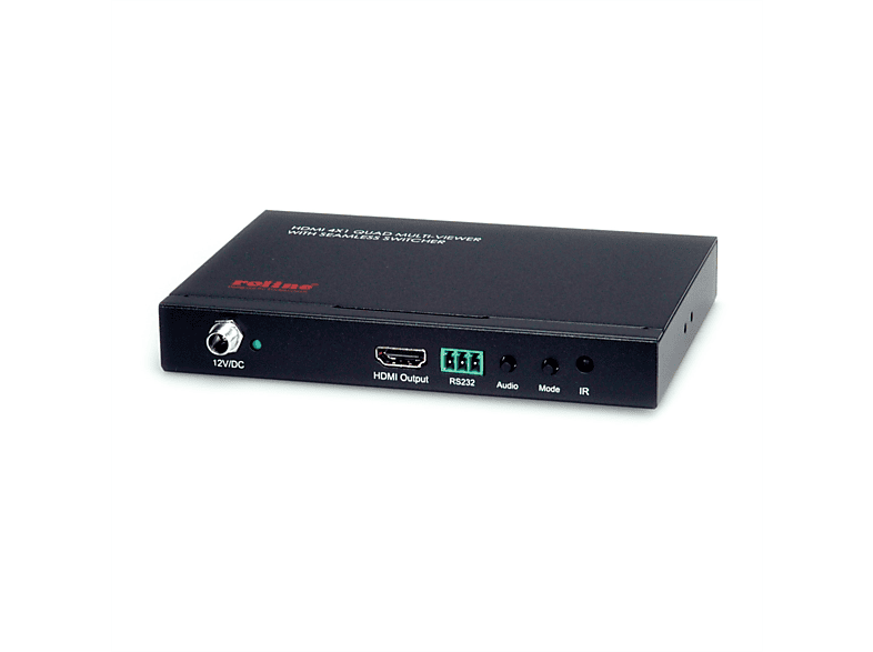 ROLINE HDMI 4x1 QUAD Multi-Viewer Switch, nahtlose Umschaltung HDMI-Video-Switch