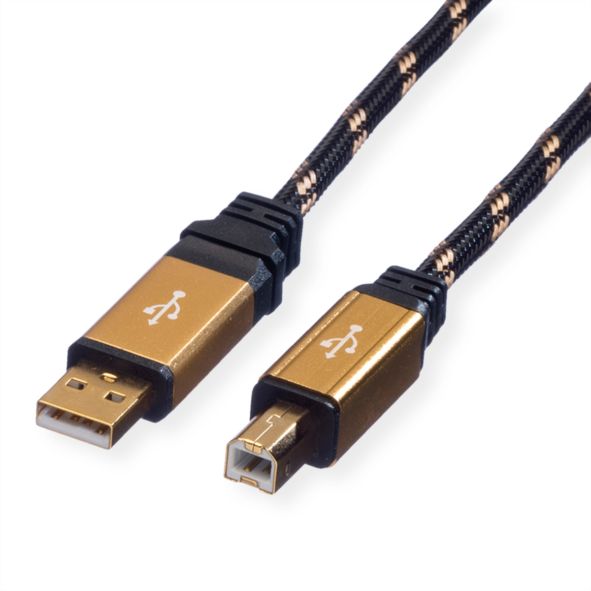 2.0 USB A-B Typ GOLD USB ROLINE Kabel 2.0 Kabel,