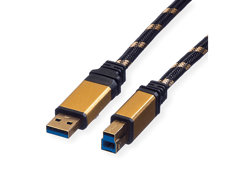 Kabel Kabel, Typ USB A-B USB 1 3.2 ROLINE 3.2 Gen GOLD