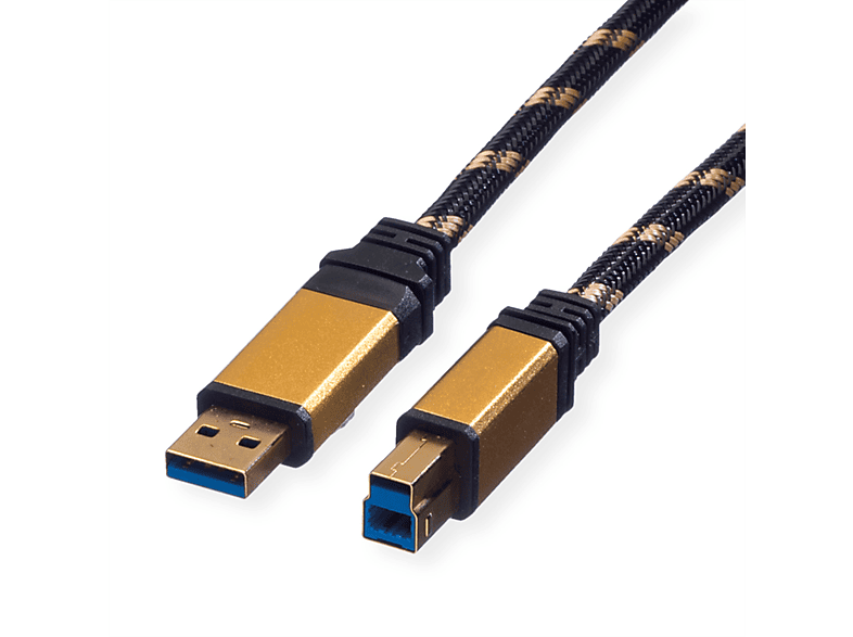 Lot of 5 Dell USB 3.0 Type A to B Cables M/M 6' Long Printer Scanner 5KL2E22501