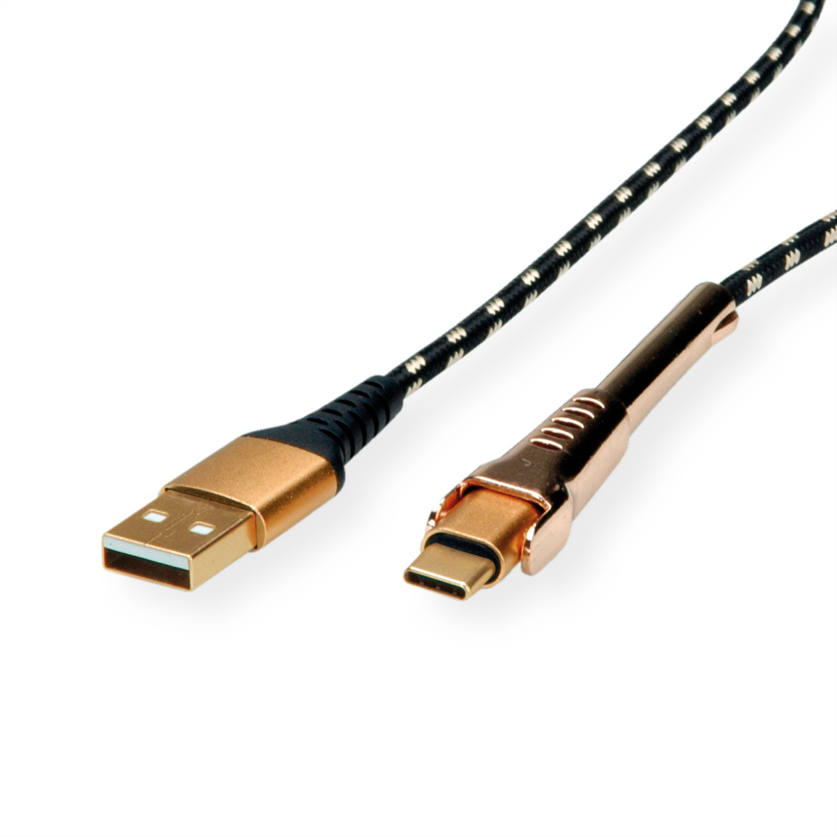 ROLINE GOLD & Ladekabel, Sync- USB USB Kabel USB-A/USB-C 2.0 2.0
