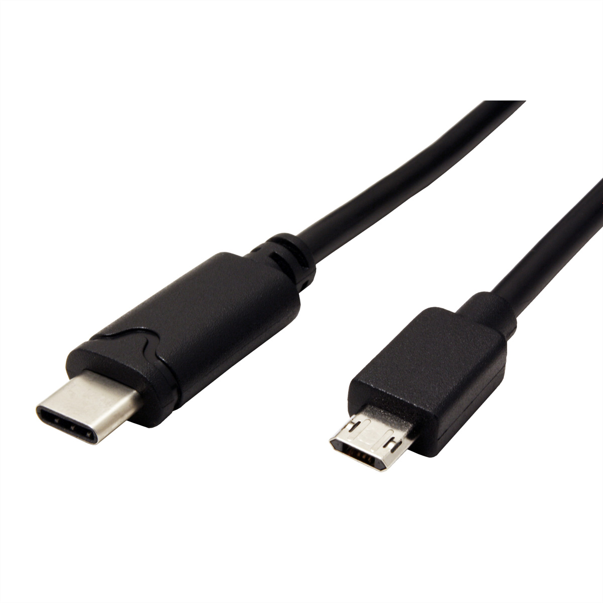 2.0 2.0 USB ROLINE ST (reversibel) Micro C Typ USB ST Kabel - Micro B Kabel,