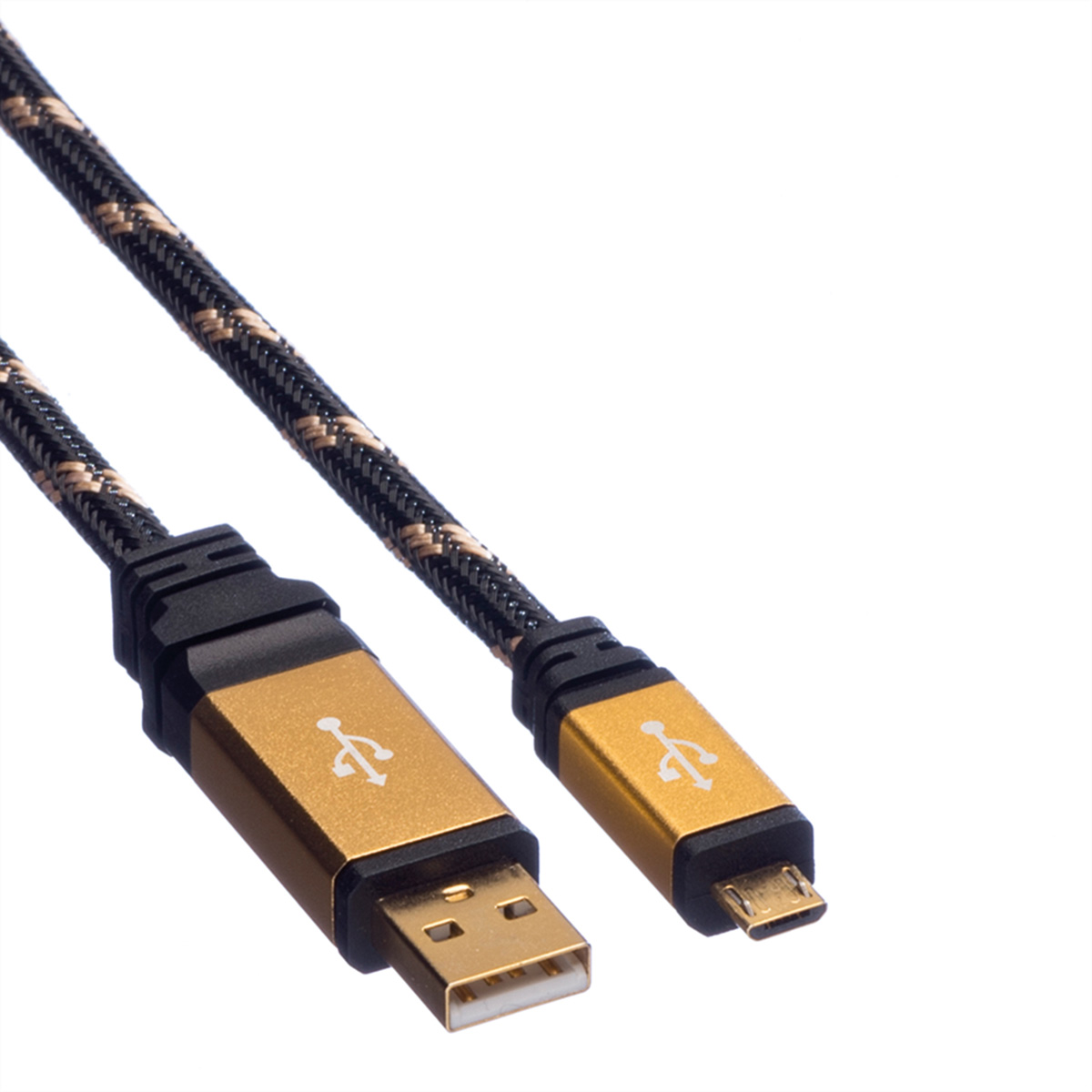 Kabel Kabel 2.0 2.0 GOLD ROLINE Micro USB USB