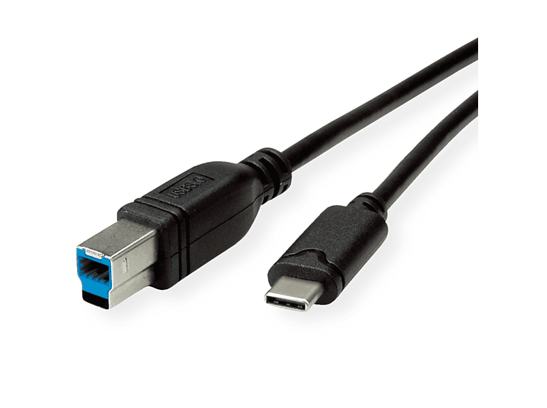 ROLINE USB 3.2 Gen 1 Kabel, C-B, ST/ST USB 3.2 Kabel