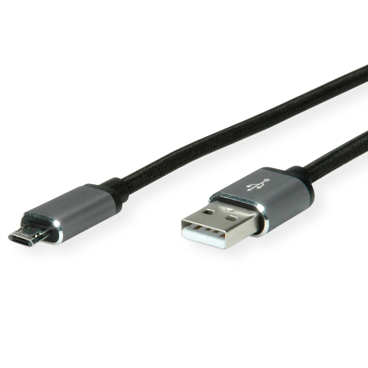 - Micro ST/ST Kabel Micro Kabel, A B ROLINE USB 2.0 (reversibel), USB 2.0