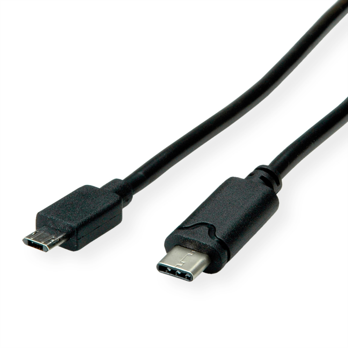B ST USB 2.0 Typ 2.0 Kabel ST Kabel, Micro (reversibel) - C ROLINE Micro USB