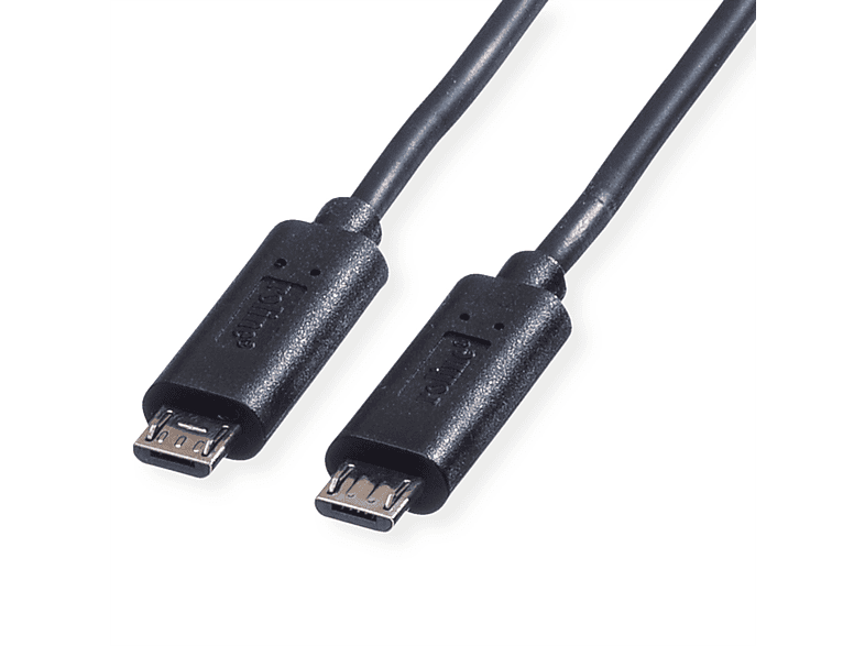 ROLINE USB 2.0 Ladekabel, Micro B - Micro B, ST/ST USB Ladekabel