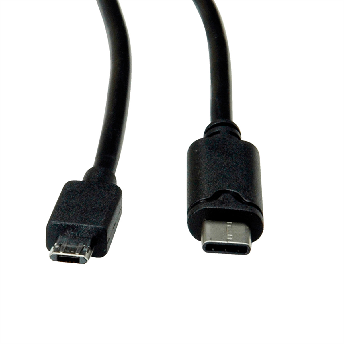 2.0 2.0 USB ROLINE ST (reversibel) Micro C Typ USB ST Kabel - Micro B Kabel,