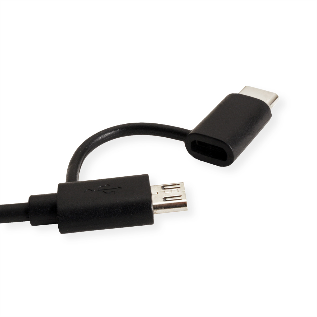 2.0 Typ - B 2.0 ROLINE Sync- Micro & USB Ladekabel C A USB Typ / Kabel