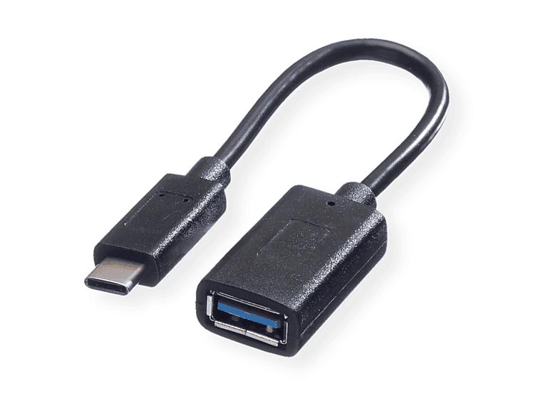 VALUE USB 3.2 C 3.2 - USB OTG 1 Kabel, Kabel A, Typ ST/BU, USB Gen