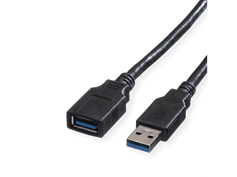 Verlängerungskabel 1 ROLINE 3.2 Kabel, ST/BU Gen USB Typ 3.2 A-A, USB