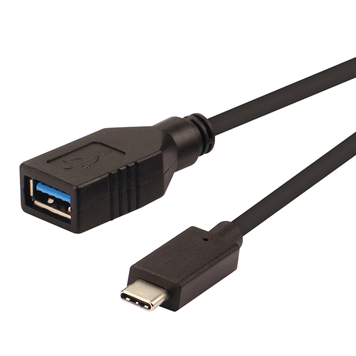 - ST/BU, USB Typ A, USB 1 3.2 Kabeladapter, 3.2 Kabel OTG C Gen ROLINE USB