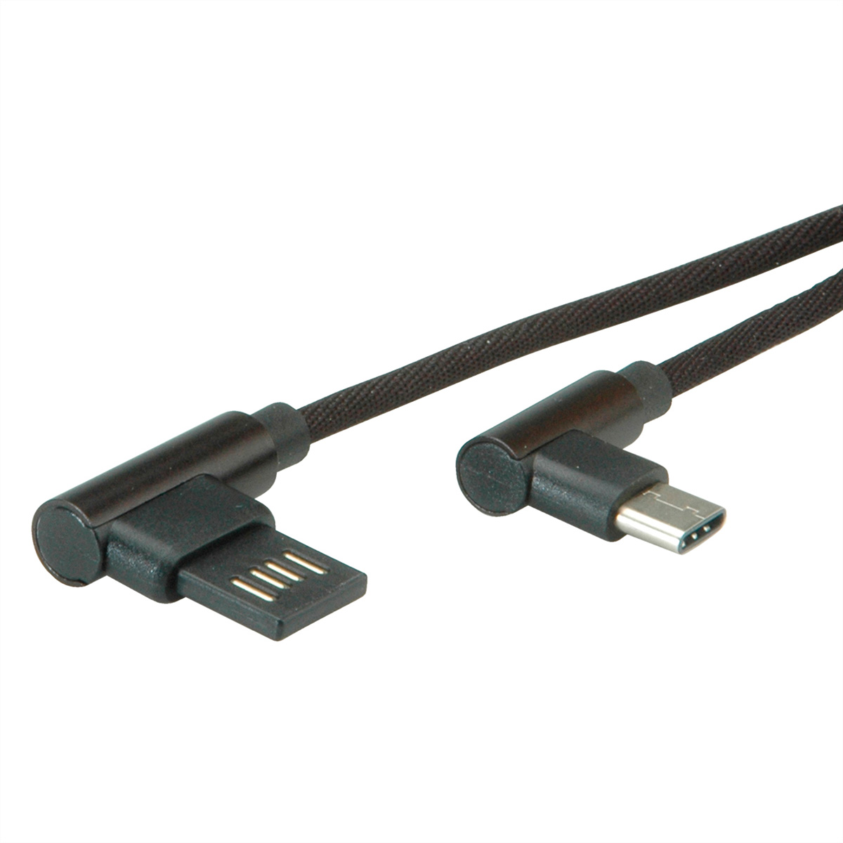 2.0 Typ USB C A ST/ST reversibel, Kabel USB 2.0 - Kabel, gewinkelt, ROLINE Typ